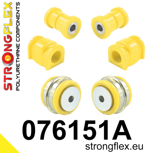 076151A Front suspension bush kit SPORT Sport (Yellow) Ford Fiesta MK7 / MK7 ST (08-17)