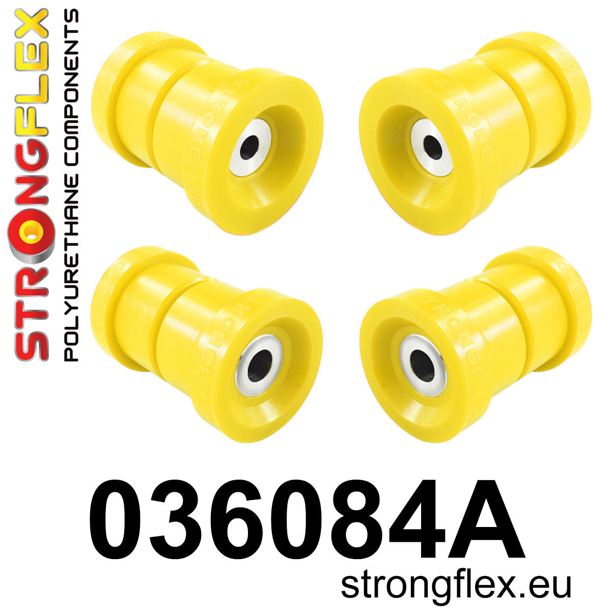 036084A Rear subframe bush kit SPORT Sport (Yellow) BMW Seria 8 I (90-99) E31
