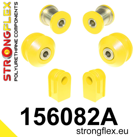 156082A Front suspension bush kit SPORT Sport (Yellow) Renault Clio III (05-12)