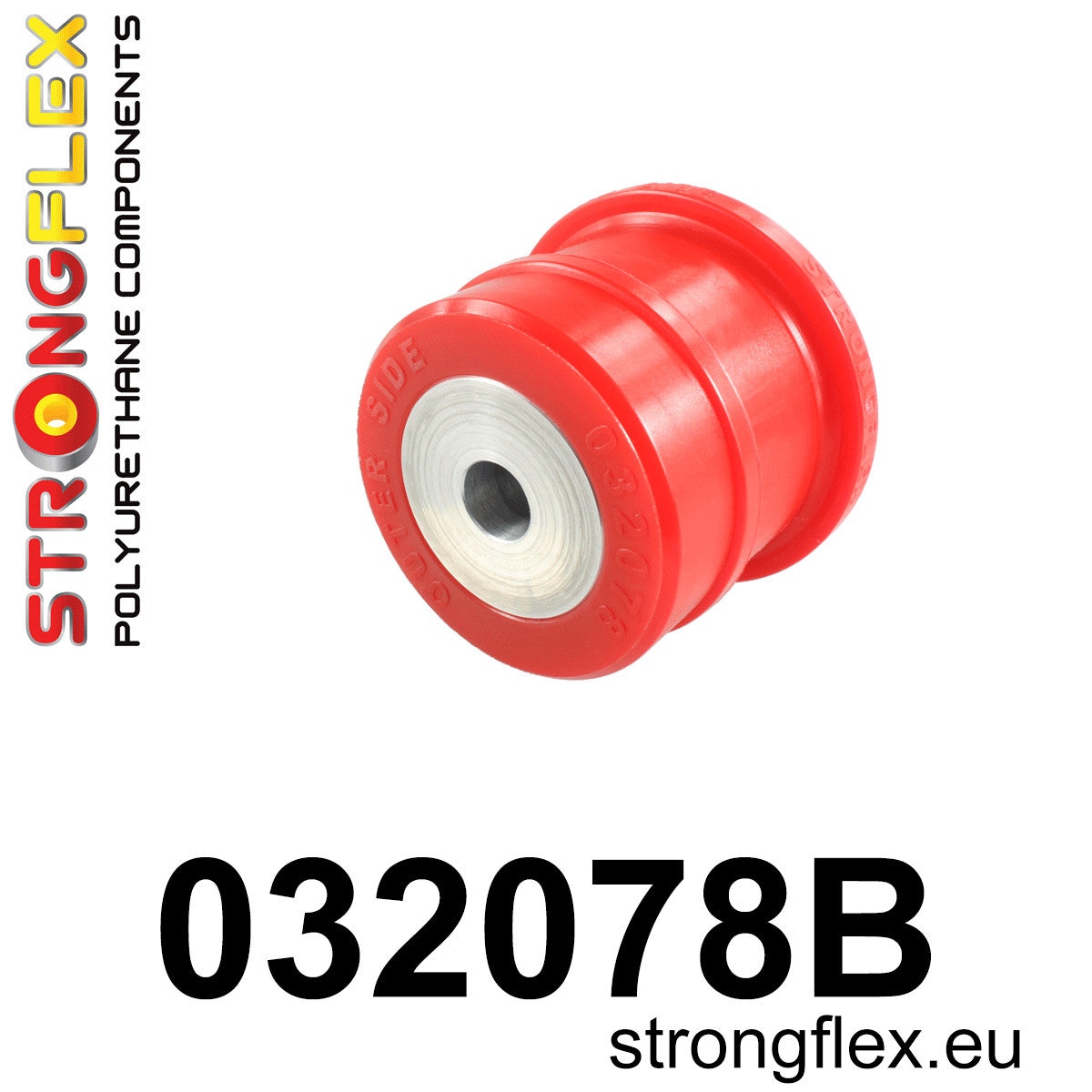 032078B Rear diff mount - rear bush Standard (Red) Toyota Supra V (19-) DB