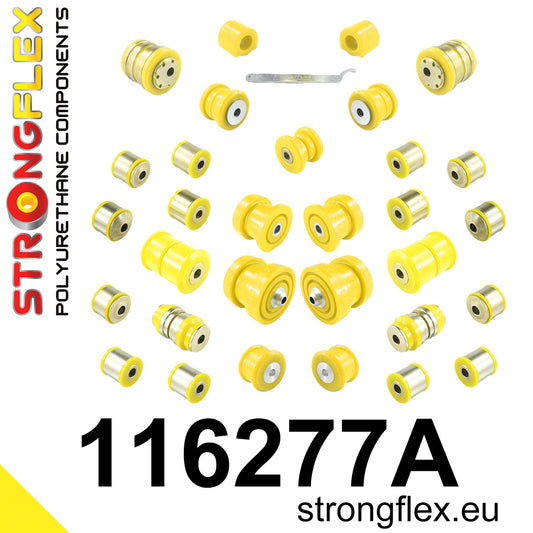 116277A Full suspension polyurethane bush kit SPORT Sport (Yellow) Mercedes GLK (08-15) X204