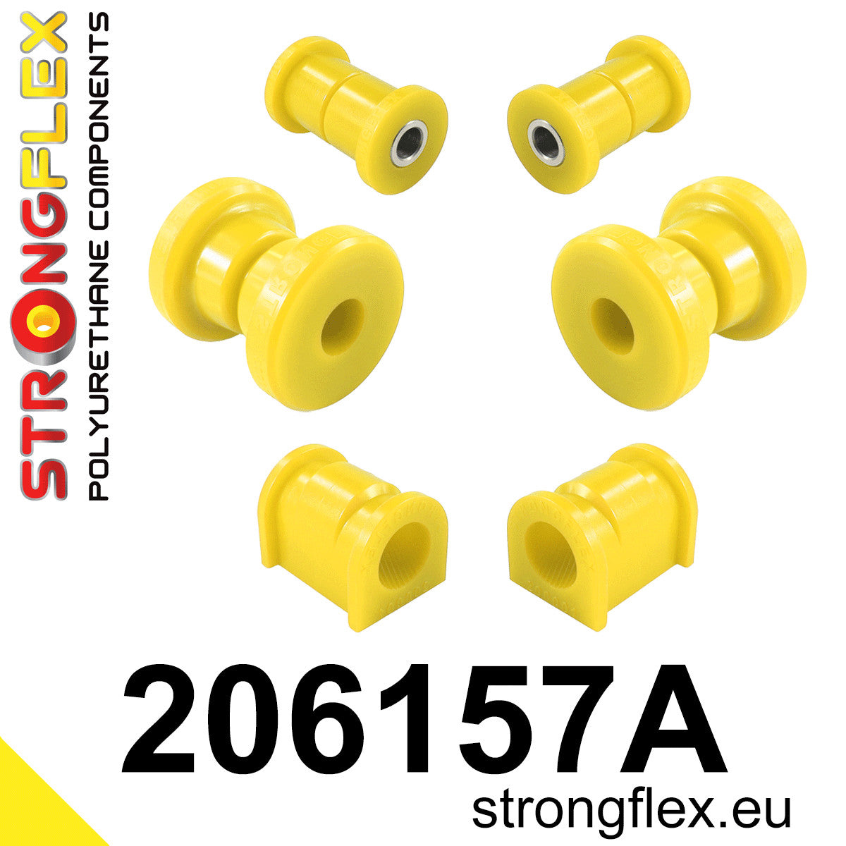 206157A Front suspension bush kit SPORT Sport (Yellow) Suzuki Ignis I (00-05) FH