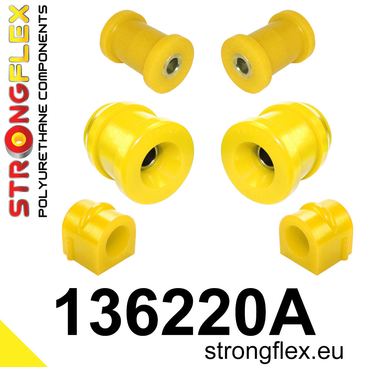 136220A Front suspension bush kit SPORT Sport (Yellow) Fiat Croma II (05-10)