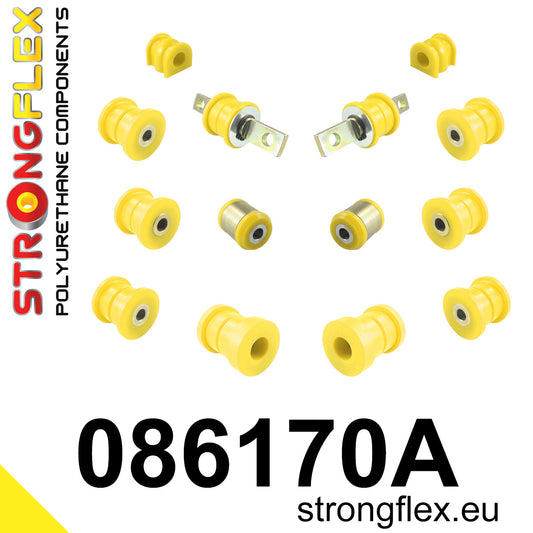 086170A Rear suspension bush kit SPORT Sport (Yellow) Acura RSX (01-06) DC5