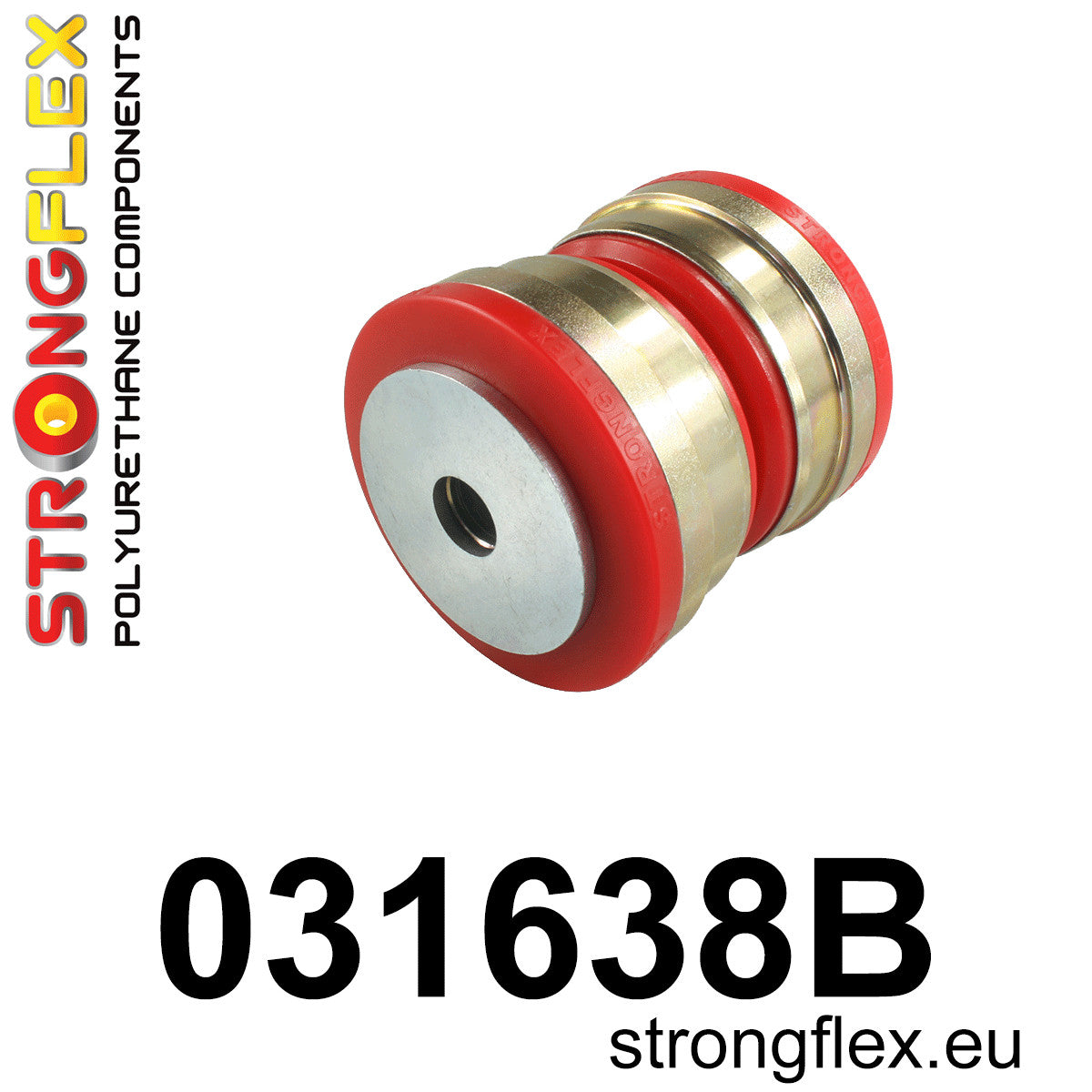 031638B Front lower tie bar to chassis bush 66mm Standard (Red) BMW Seria 5 IV (95-03) E39