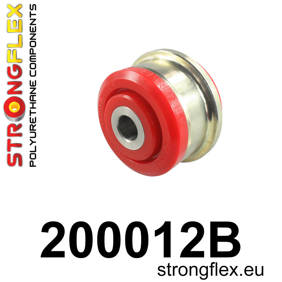 200012B Front control arm – rear bush Standard (Red) Suzuki Splash (08-15)