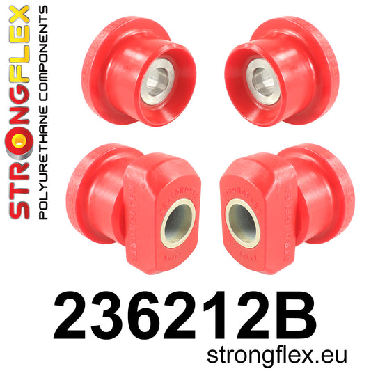 236212B Rear subframe bush kit Standard (Red) Volvo Seria 700 760 (81-92)