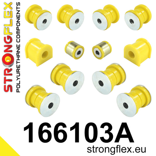 166103A Rear suspension bush kit SPORT Sport (Yellow) Maserati GranCabrio (10-19)