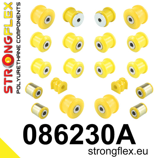 086230A Rear suspension bush kit SPORT Sport (Yellow) Acura TL III (03-08) UA6 / UA7
