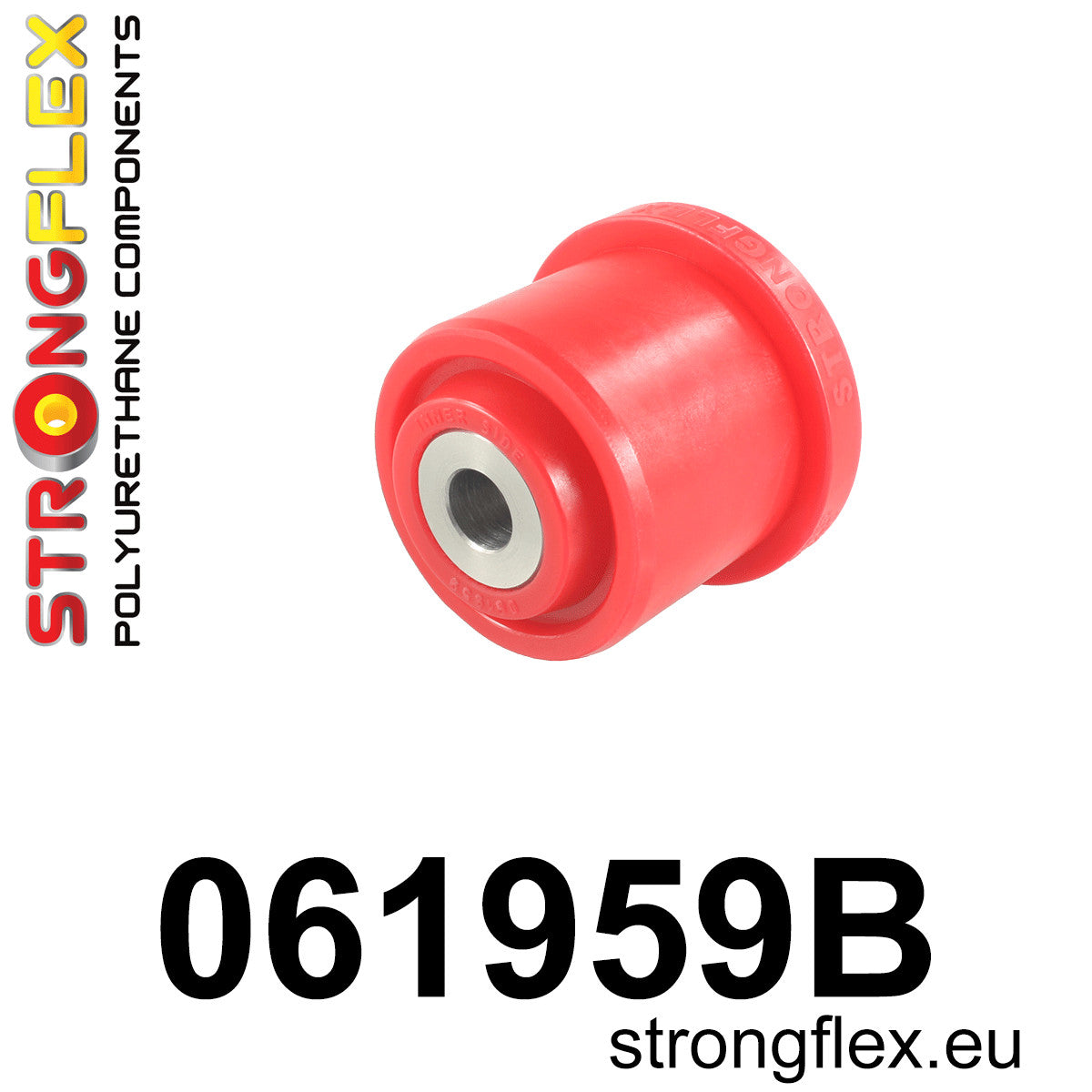 061959B Rear beam bush Standard (Red) Fiat 500 500 II (07-20)