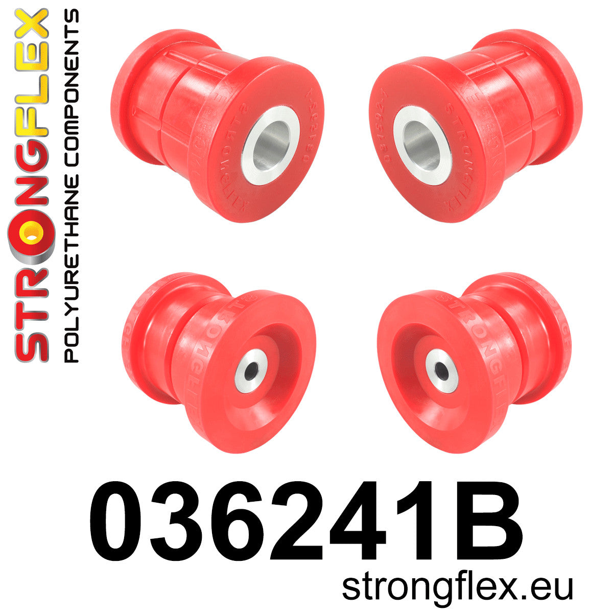 036241B Rear subframe bush kit Standard (Red) BMW Seria 1 I (04-13) E81 / E82 / E87 / E88
