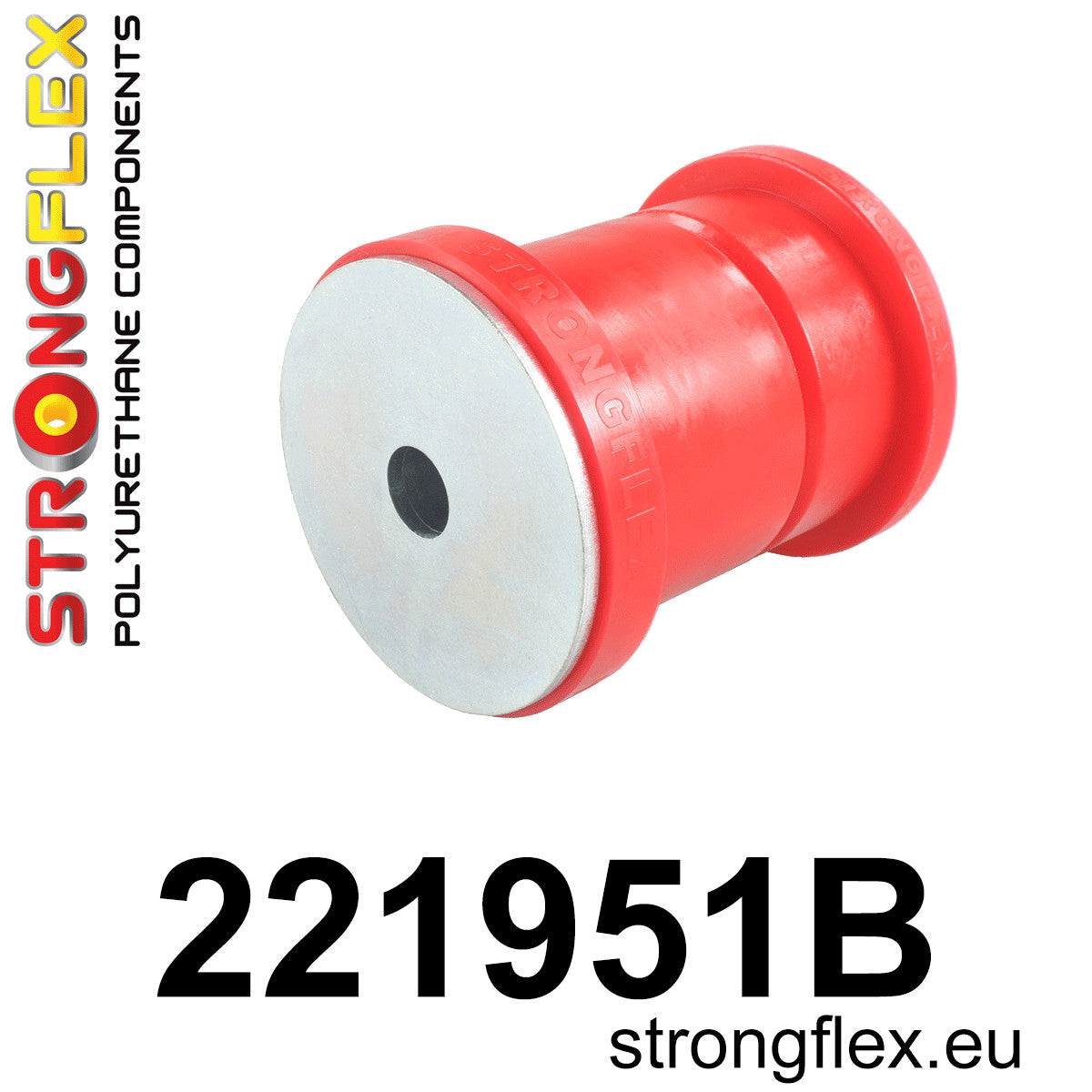 221951B Rear subframe – front bush 60mm Standard (Red) Audi A3 / S3 / RS3 III (13-21) 8V