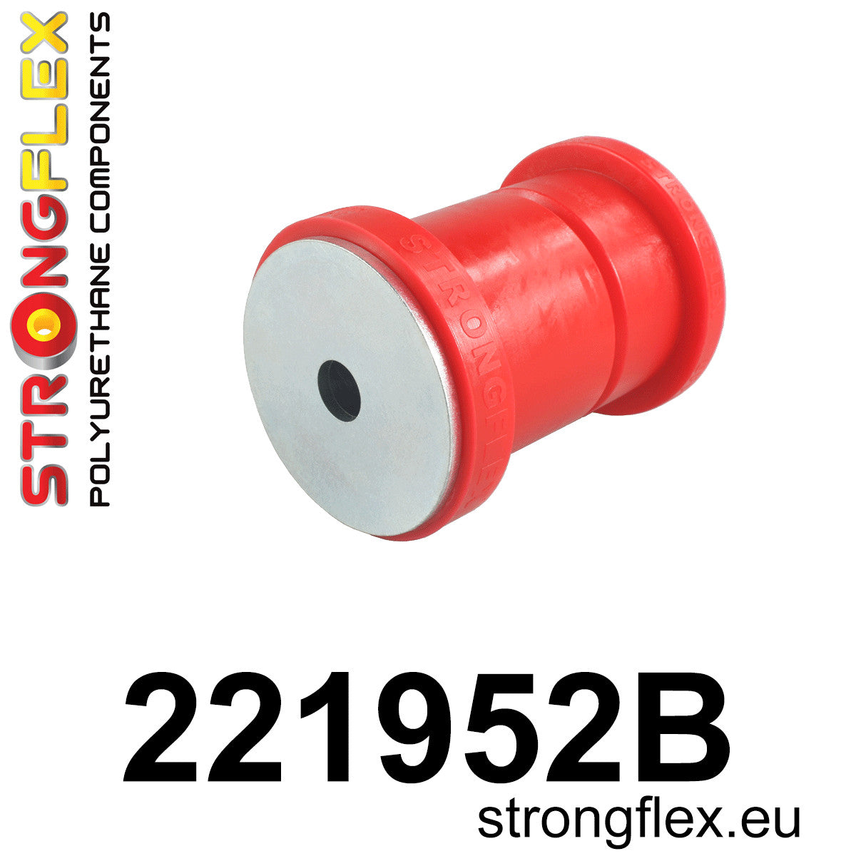 221952B Rear subframe – rear bush 52mm Standard (Red) Audi A3 / S3 / RS3 III (13-21) 8V
