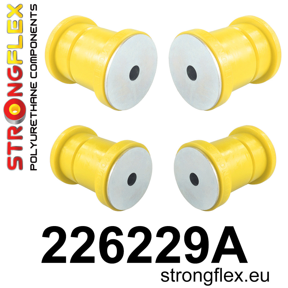 226229A Rear subframe bush kit SPORT - after 29.05.2012 Sport (Yellow) Audi A3 / S3 / RS3 III (13-21) 8V