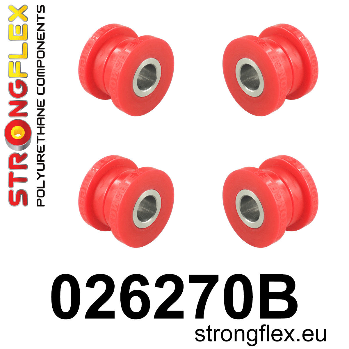 026270B Rear subframe bush kit Standard (Red) Audi A6 / S6 / RS6 C4 (94-97)