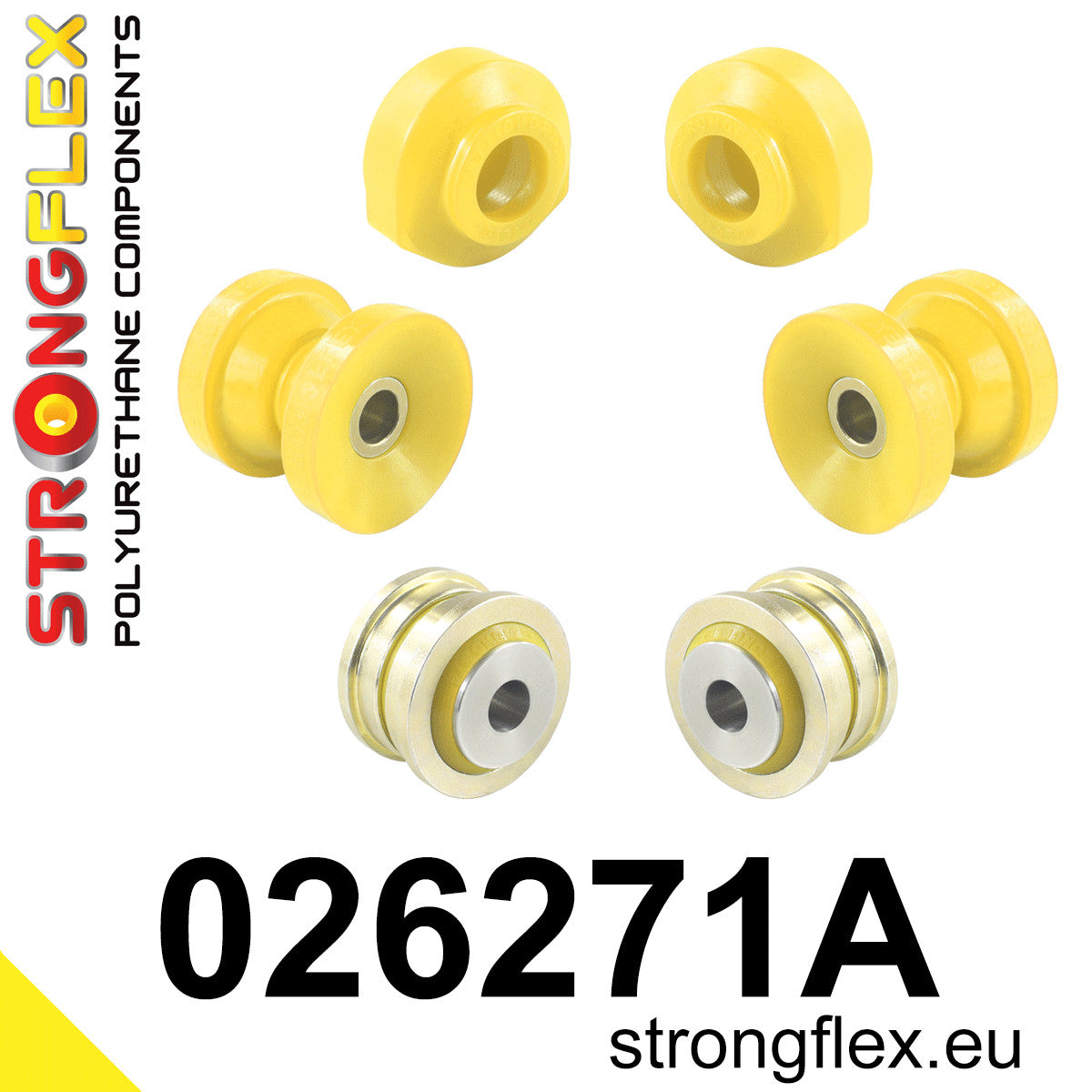 026271A Front suspension bush kit SPORT Sport (Yellow) Audi A6 / S6 / RS6 C4 (94-97)