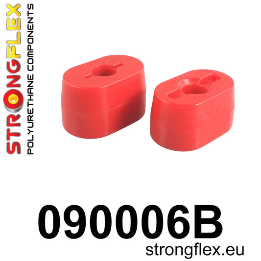 090006B Gearbox mount dog bone Standard (Red) Kia Picanto II TA (11-16)