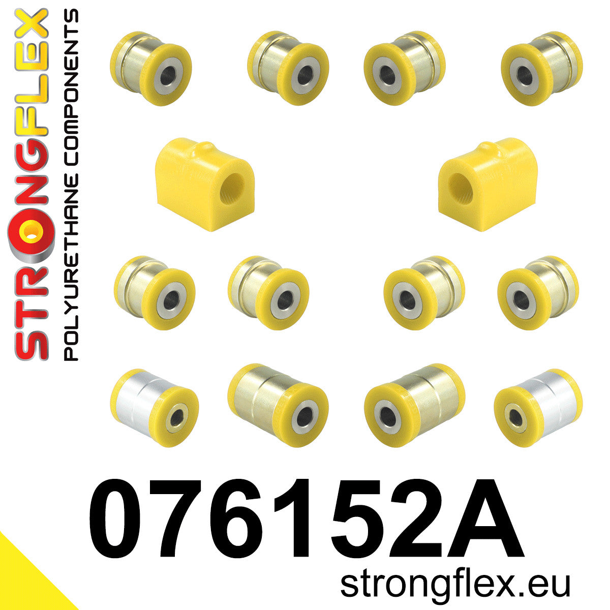 076152A Rear suspension bush kit SPORT Sport (Yellow) Ford Mondeo MK IV (07-14)