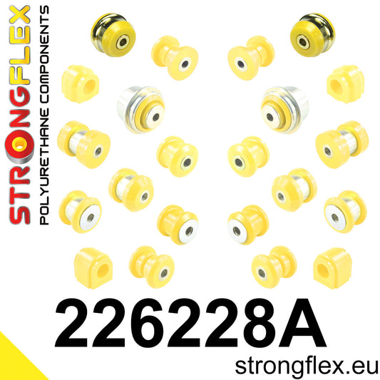 226228A Full suspension bush kit SPORT Sport (Yellow) Audi A3 / S3 / RS3 III (13-21) 8V