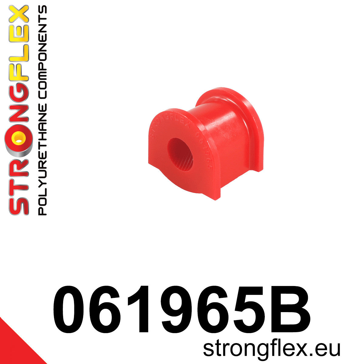 061965B Front anti roll bar bush Standard (Red) Fiat Bravo Bravo II (07-14)