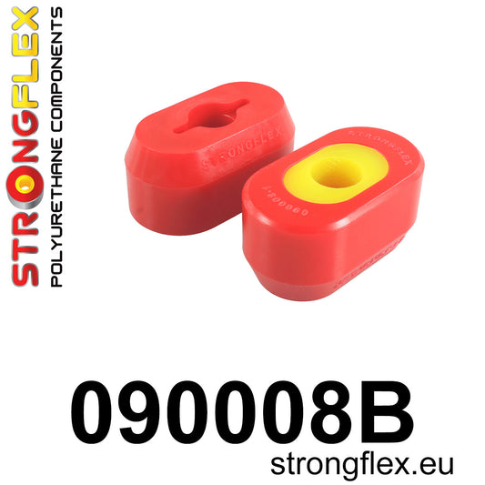 090008B Gearbox mount dog bone Standard (Red) Hyundai Elantra VI AD (15-20)