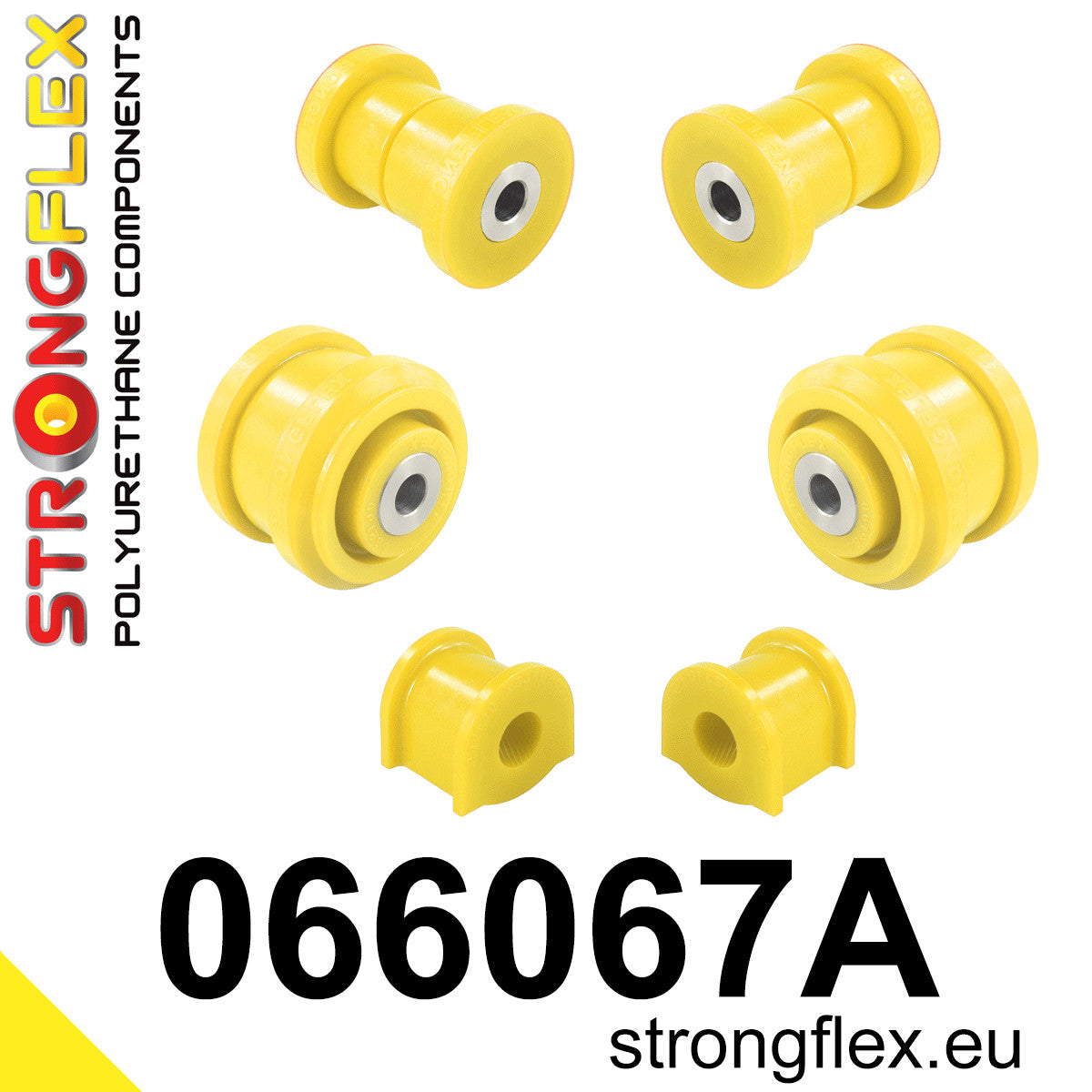 066067A Front suspension bush kit SPORT Sport (Yellow) Fiat Bravo Bravo II (07-14)
