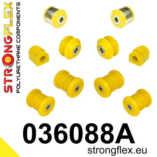 036088A Rear suspension bush kit SPORT Sport (Yellow) BMW Seria 7 III (94-01) E38