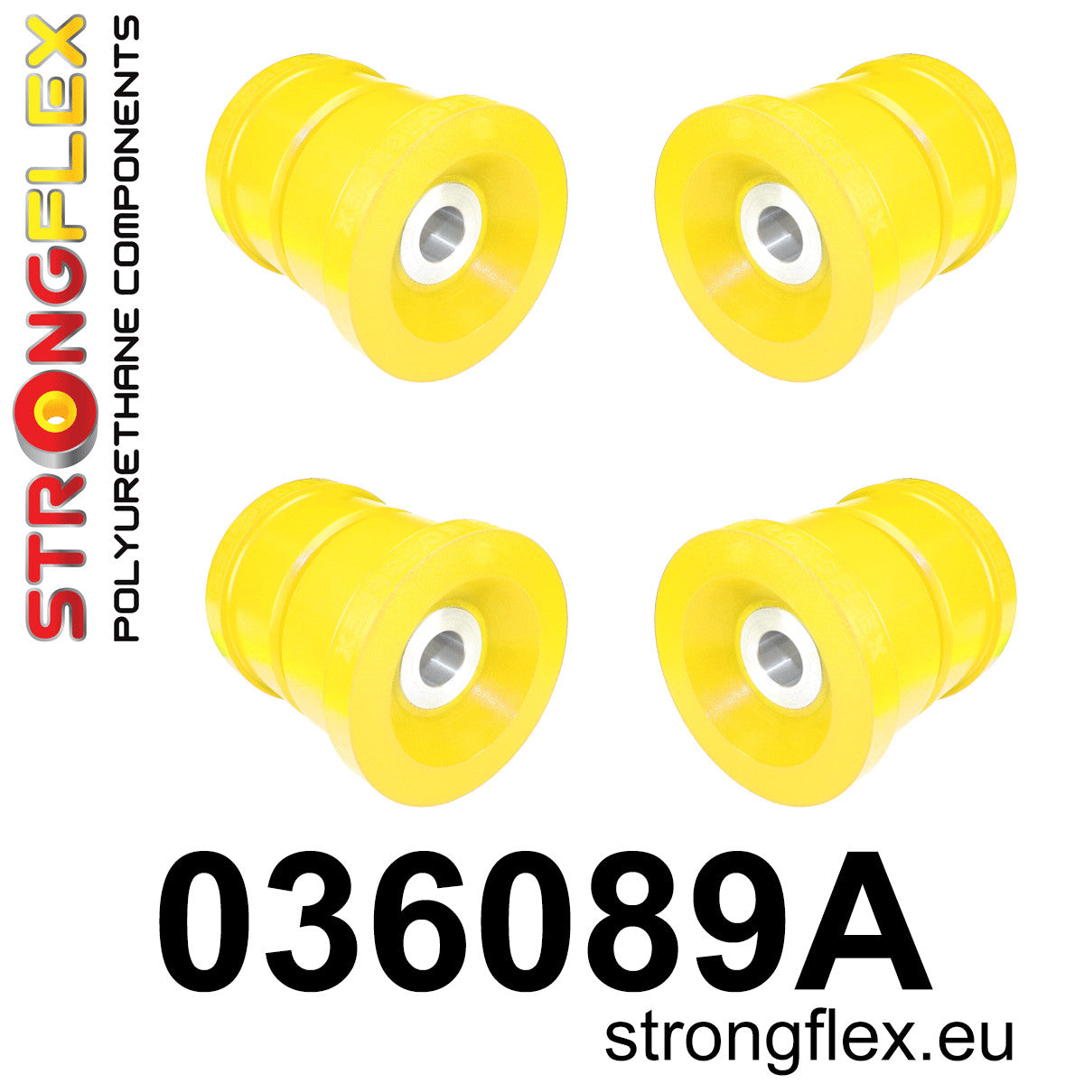 036089A Rear subframe bush kit SPORT Sport (Yellow) BMW Seria 7 III (94-01) E38