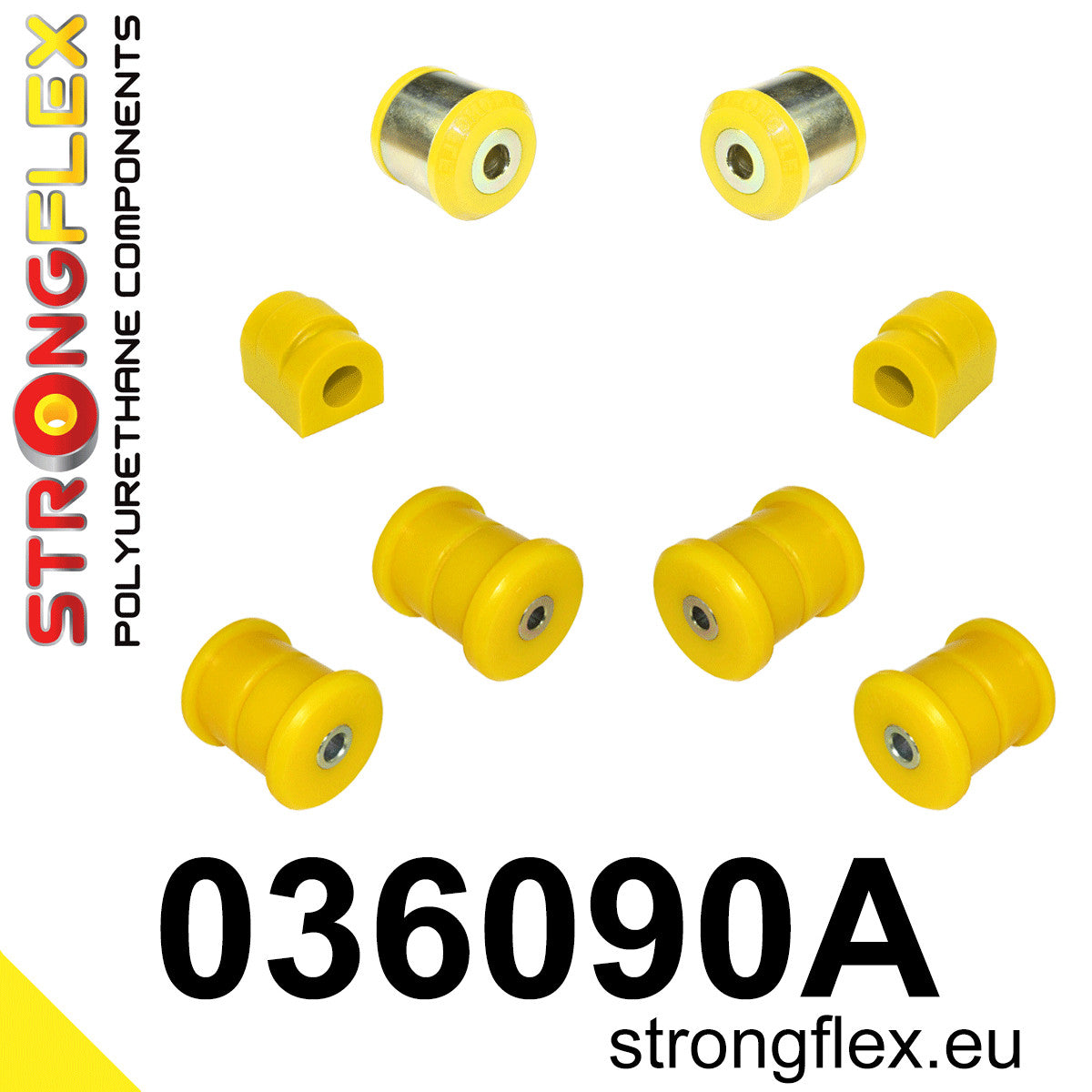 036090A Rear suspension bush kit SPORT Sport (Yellow) BMW Z8 (99-03) E52