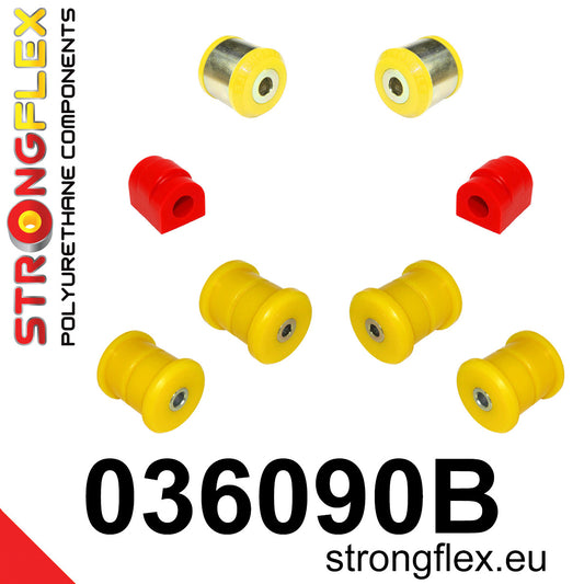 036090B Rear suspension bush kit Standard (Red) BMW Z8 (99-03) E52