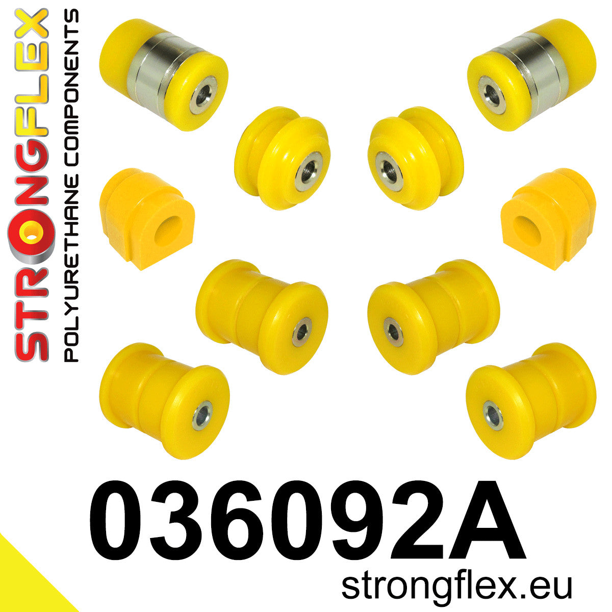 036092A Rear suspension bush kit SPORT Sport (Yellow) BMW Seria 5 V (03-10) E60 / E61