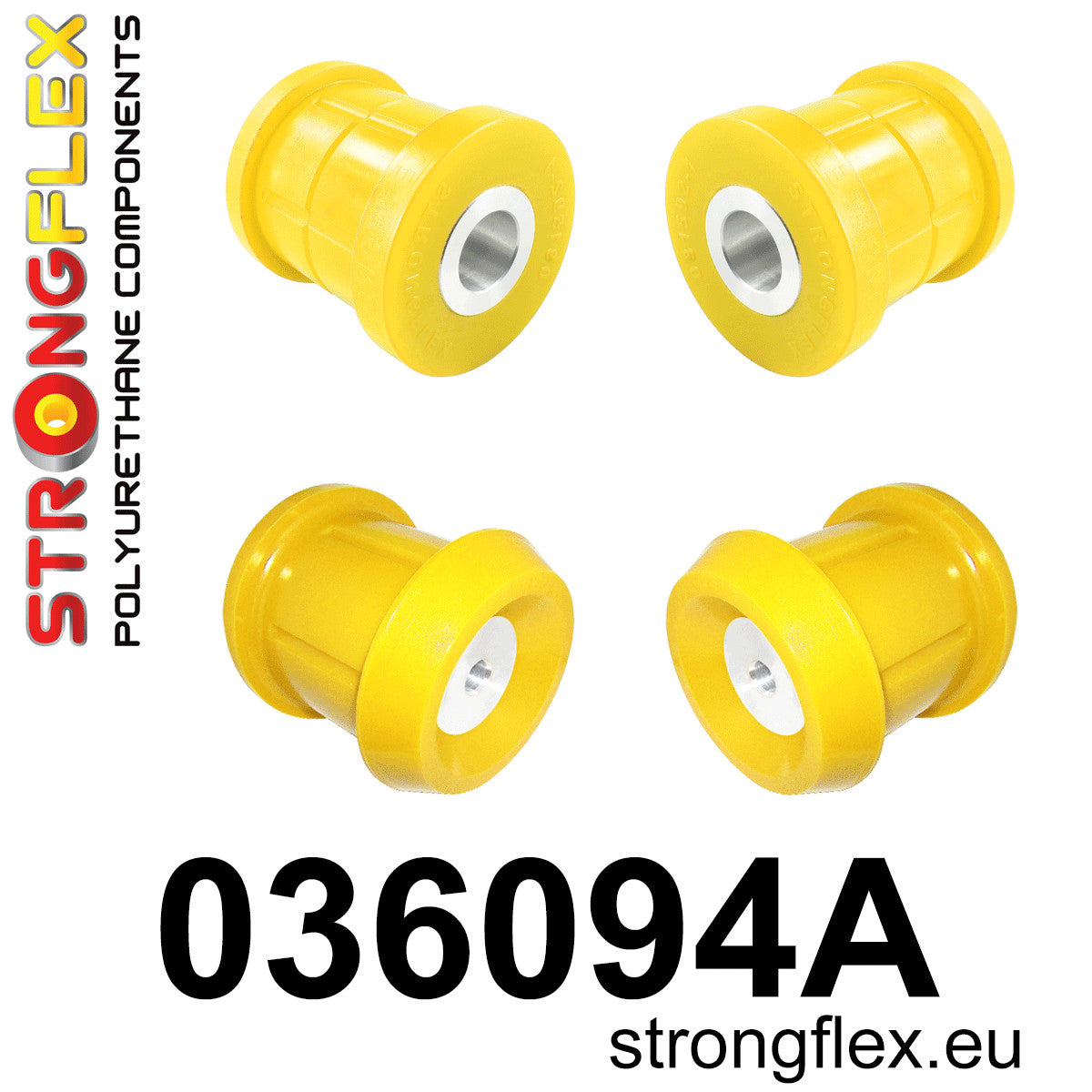 036094A Rear subframe bush kit SPORT Sport (Yellow) BMW Seria 1 I (04-13) E81 / E82 / E87 / E88