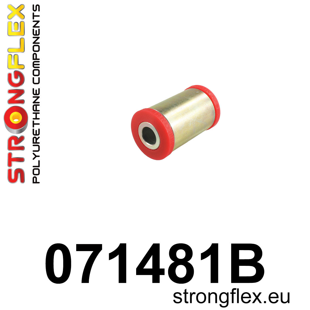 071481B Rear inner lower arm bush Standard (Red) Ford Focus MK1 (98-05)
