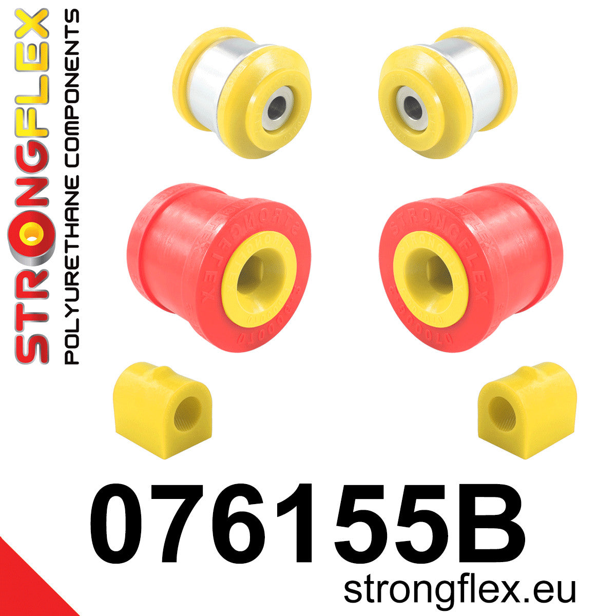 076155B Front suspension bush kit Standard (Red) Ford Mondeo MK IV (07-14)
