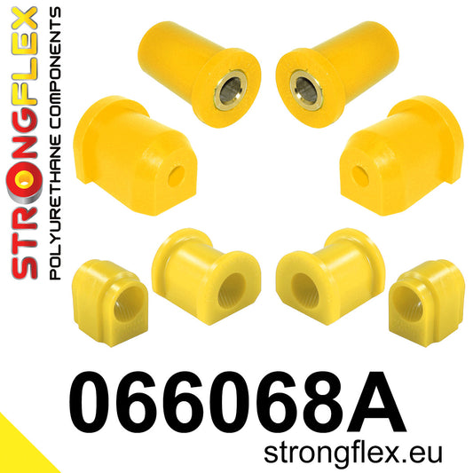 066068A Front suspension bush kit SPORT Sport (Yellow) Fiat Uno MK1/MK2/Turbo (83-02)