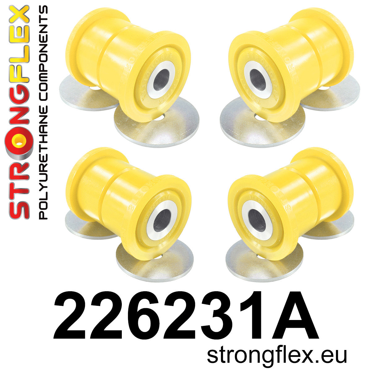 226231A Rear subframe bush kit SPORT Sport (Yellow) Volkswagen Passat VI (05-10) B6
