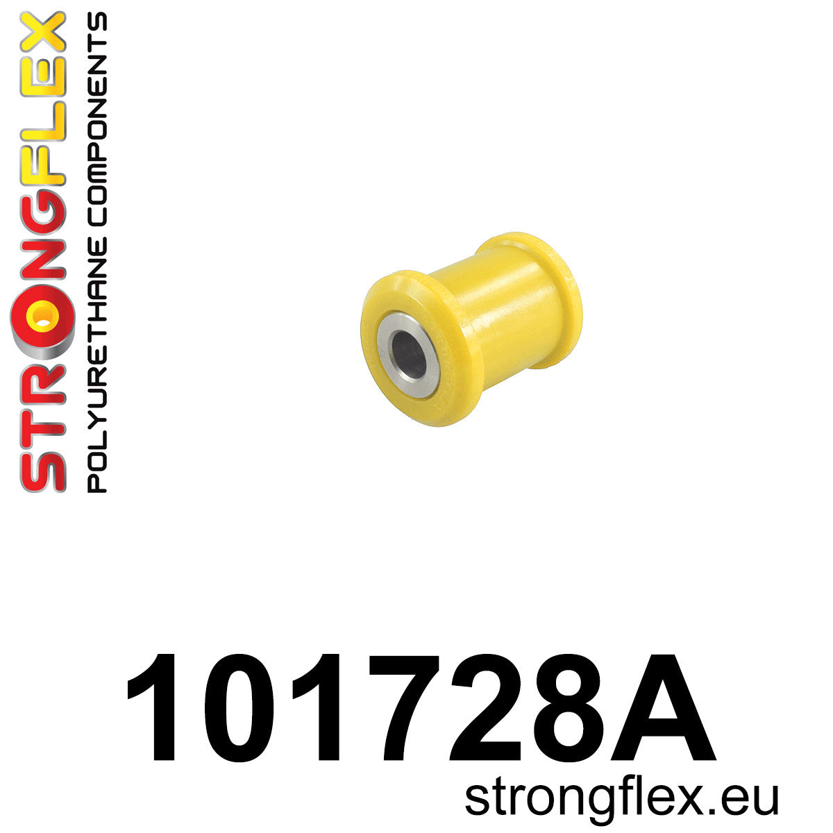101728A Rear trailing arm bush SPORT Sport (Yellow) Fiat 124 Spider II (16-20)