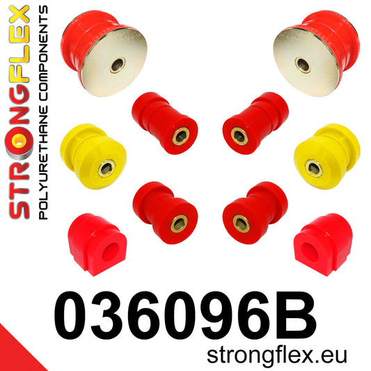 036096B Rear suspension bush kit Standard (Red) BMW X3 I (03-10) E83