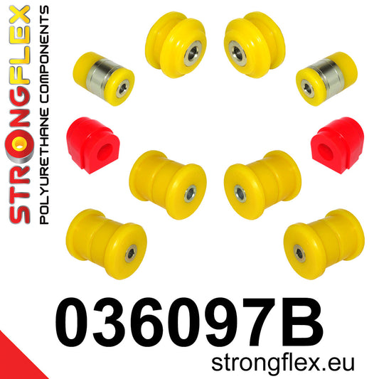 036097B Rear suspension bush kit Standard (Red) BMW X5 I (99-06) E53