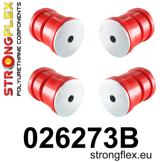026273B Rear subframe bush kit - before 28.05.2012 Standard (Red) Audi A3 / S3 / RS3 II (03-13) 8P