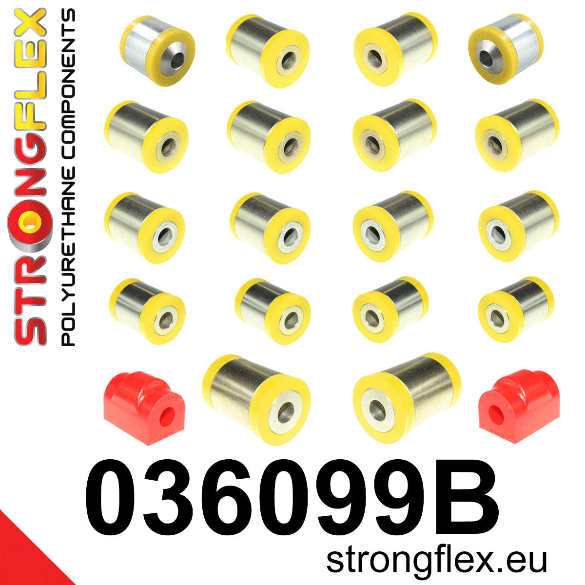 036099B Rear suspension bush kit Standard (Red) Toyota Supra V (19-) DB