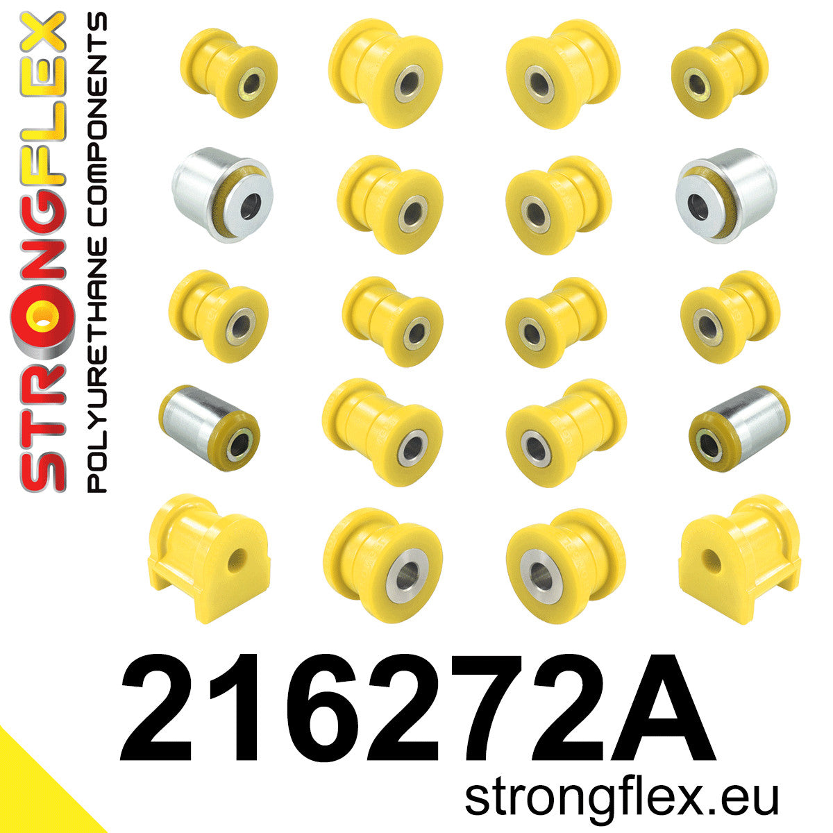 216272A Rear suspension bush kit SPORT Sport (Yellow) Lexus IS / IS F III (13-20) XE30