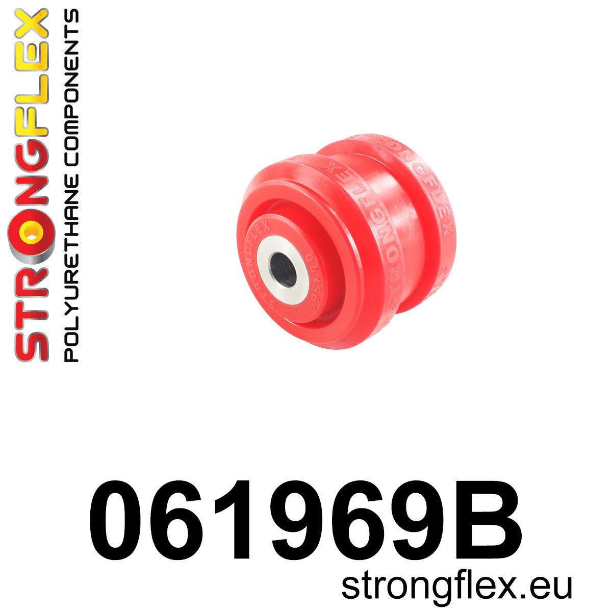 061969B Front control arm – rear bush Standard (Red) Fiat Bravo Bravo II (07-14)