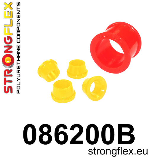 086200B Steering rack mount bush kit Standard (Red) Honda Civic IV (88-91) EC / ED / EE / EF / EX