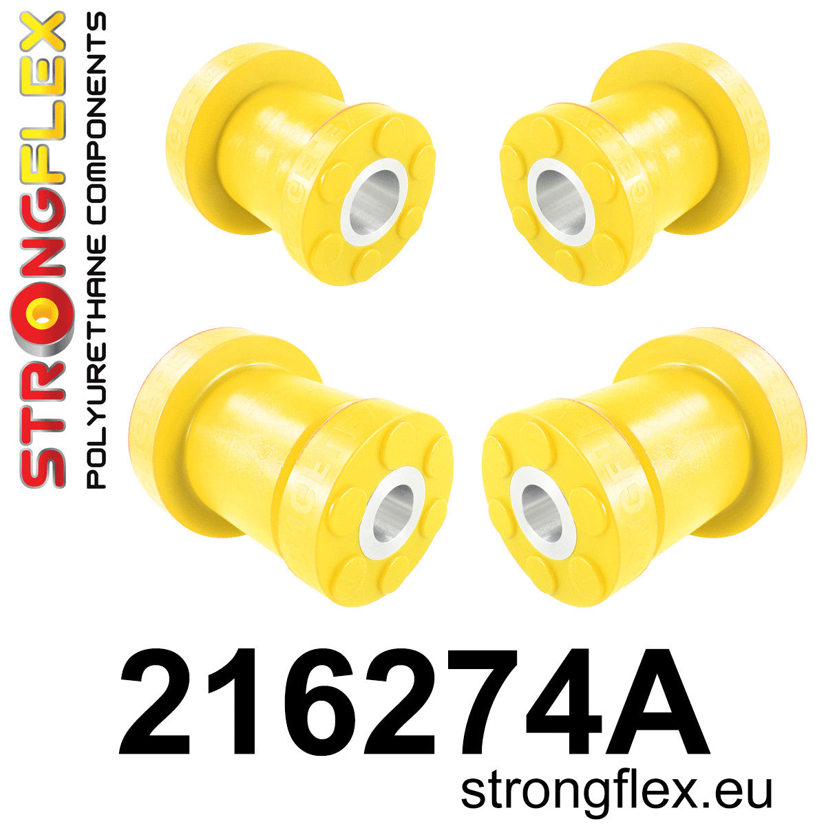 216274A Rear subframe bush kit SPORT Sport (Yellow) Lexus RX III (09-15)