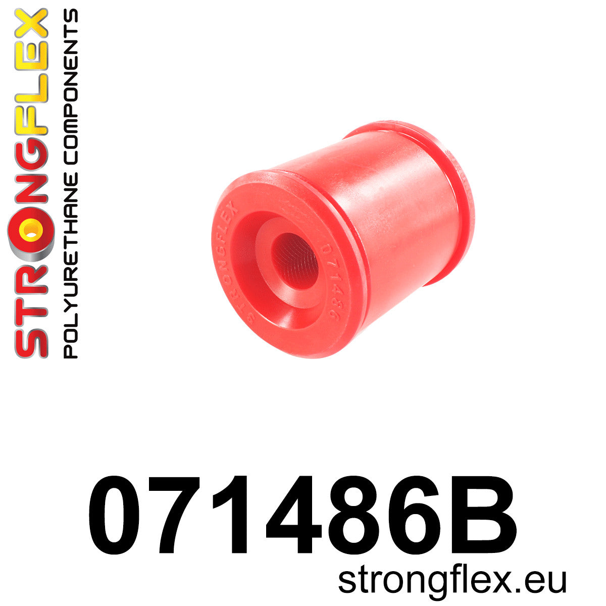 071486B Front control arm – rear bush Standard (Red) Ford Focus MK2 (04-11)