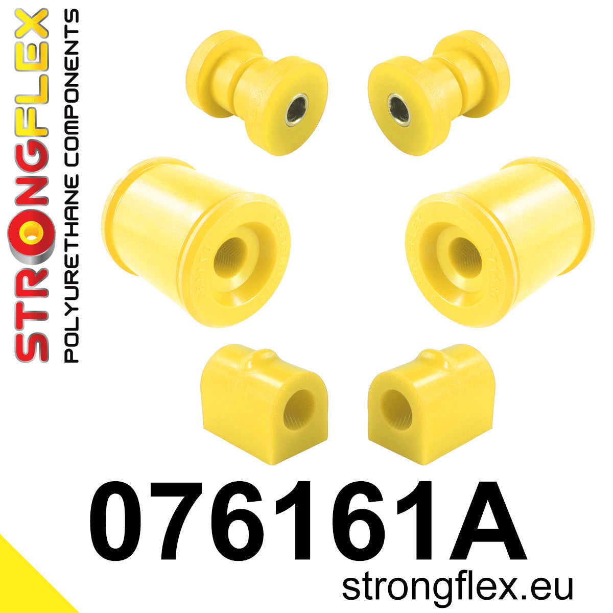 076161A Front suspension bush kit SPORT Sport (Yellow) Ford Focus MK3 (11-18)
