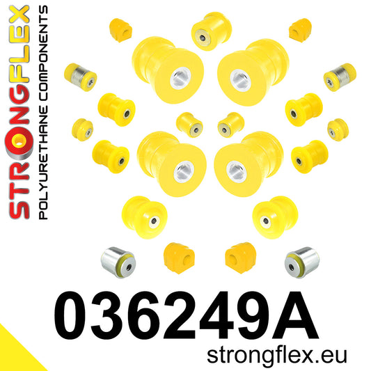 036249A Full suspension polyurethane bush kit SPORT Sport (Yellow) BMW Seria 5 V (03-10) E60 / E61