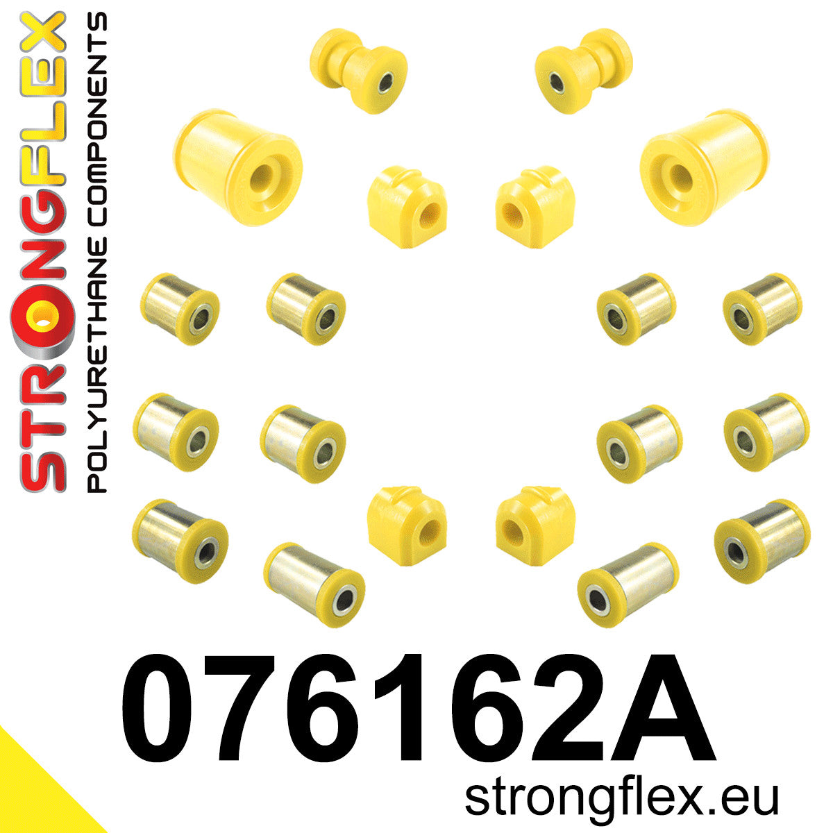 076162A Full suspension bush kit SPORT Sport (Yellow) Volvo C30 (06-13)
