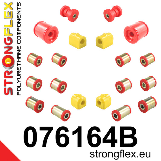 076164B Full suspension bush kit Standard (Red) Ford Focus MK3 (11-18)
